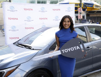 Alejandra with Toyota